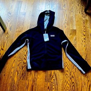 Ladies Nike Pink. White and Black Hoodie!